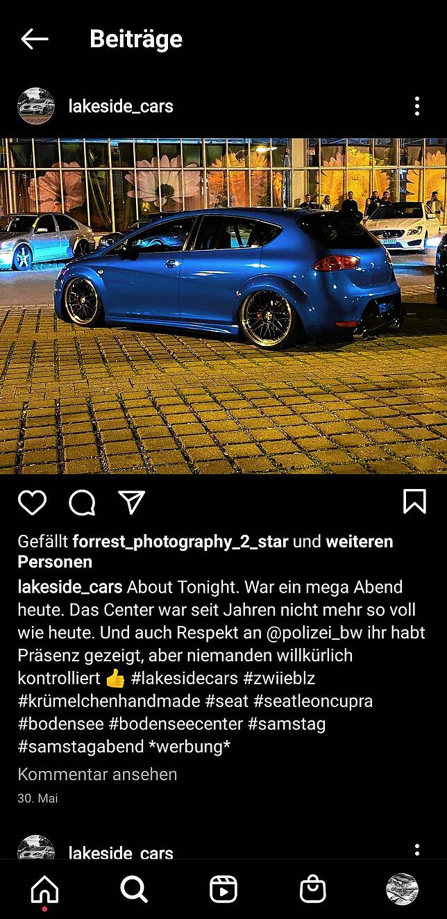 Bild 1: Laute Autos und leise Töne? Wie Tuner und Anwohner zusammenfinden könnten