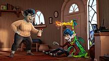 Mutter, Ian und Drache Blazey in &bdquo;Onward: Keine halben Sachen&ldquo;.