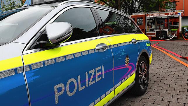 Ein Einsatzwagen des Polizeipräsidiums Konstanz im Einsatz.