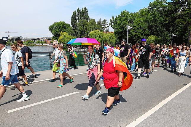 Bild 35: Der CSD Konstanz feiert 20. Geburtstag mit einer Pride-Parade durch die Stadt
