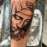 Die fertig Jungfrau Maria.