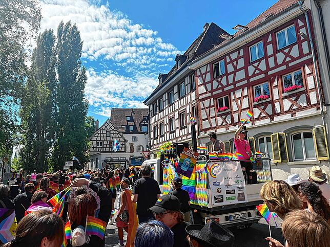 Bild 3: So bunt war der 3. Überlinger CSD