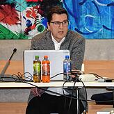 Johannes Kuhn von der Projektgesellschaft Deges stellte den aktuellen Stand für die Planungen der A 98 zwischen den Anschlussstellen ...