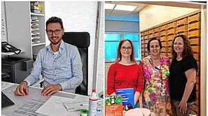 Ein Jahr später ist in der Rotach-Apotheke von Susanna Koch (zweite von rechts) und ihren Mitarbeiterinnen Manuela Rist (rechts) und ...