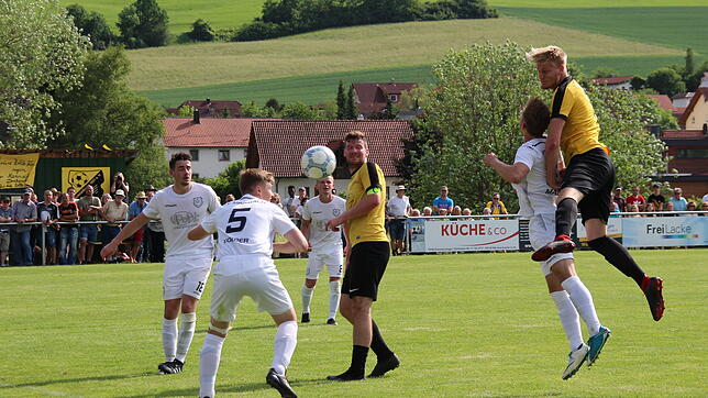 Das 3:0 für den FC Gutmadingen nach einem Eckball durch Nicolai Haves.