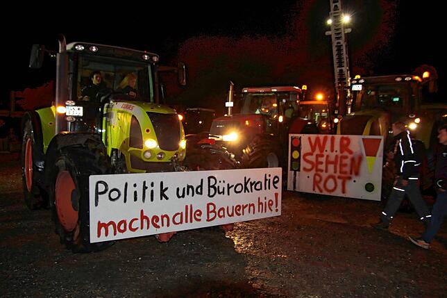 Bild 1: Landwirte haben genug: Alle Bilder von der Traktor-Protestfahrt durch Stockach
