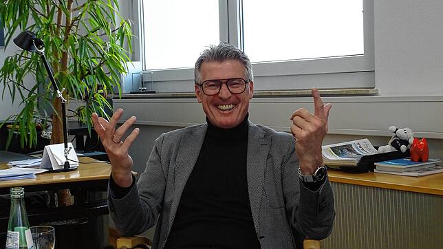 Bürgermeister Frank Amann kann sich freuen. Es wurden neue Projekte auf den Weg gebracht und finanziell steht die Gemeinde gut da.