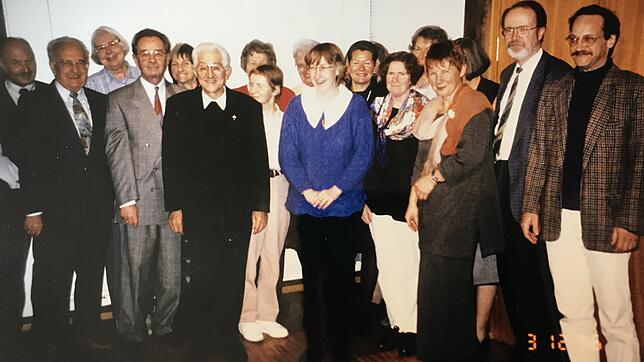 Die Gründungsmitglieder der Hospizgruppe Überlingen, aufgenommen am 16. März 1994.