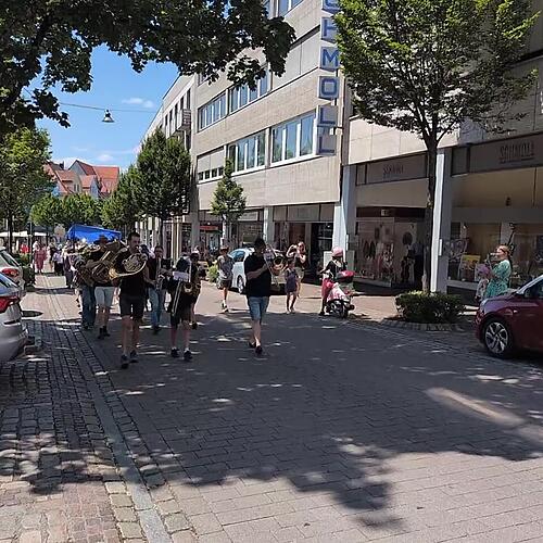 Festumzug vom Marktplatz zum Residenzbereich