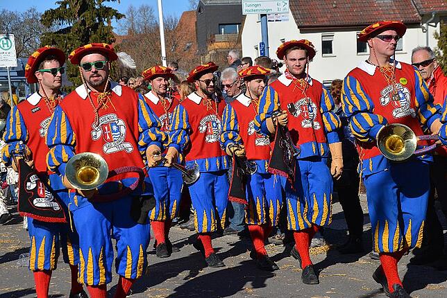 Bild 4: Bilder vom Narrentreffen der Urviecher-Zunft Bad Dürrheim: Großer Festumzug (1)