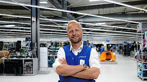 Stefan Kaiser managt bei Decathlon die Deutschlandstrategie. Der gebürtige Badener ist selbst begeisterter Kicker und Tennisspieler.
