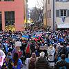 Schon zur ersten Kundgebung für den Frieden in der Ukraine am Samstag, 26. Februar, nehmen 1500 bis 2000 Menschen teil. An diesem ...