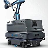 Dieser fahrbare Roboter wird in der Lagerlogistik eingesetzt. Bild: Unternehmen