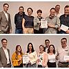 Die Gewinner der Vereinsförderaktion 2024: Oben der Förderverein der Grundschule Lottstetten, unten der Förderverein der Kita in der ...