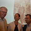 Hugo Landauer (Projektion im Hintergrund) war das Thema des Vortrags, den Christoph Knüppel (links) zum Auftakt des 900. Jubiläums der ...