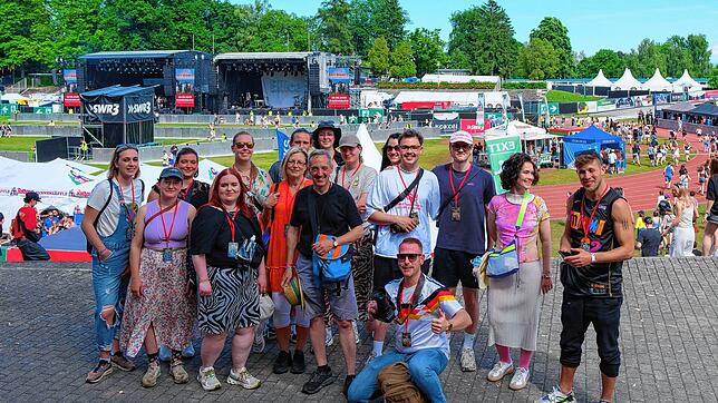 Die Pop-Up-Redaktion des SÜDKURIER beim Campus-Festival 2025 im Bodensee-Stadion in Konstanz am Samstag, 31. Mai. Danke, dass ihr dabei ...