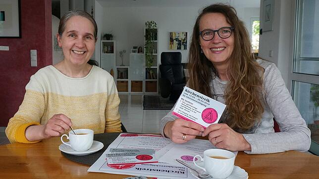 Ulrika Schirmaier (rechts) im Gespräch mit unserer Mitarbeiterin Ursula Freudig. Bild: Privat