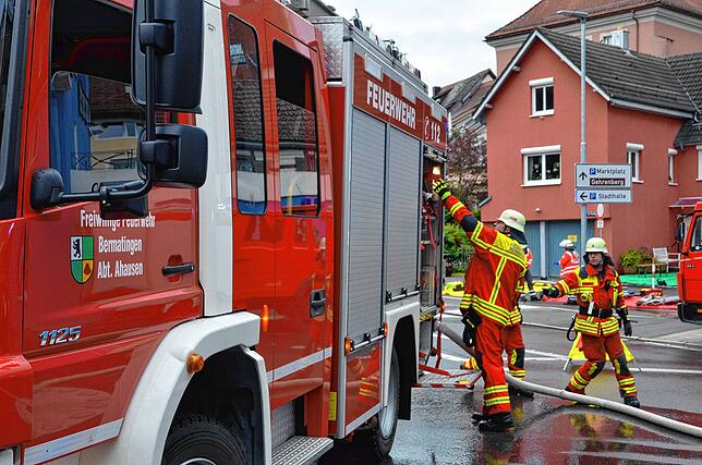 Bild 6: Bilder der Hauptübung der Freiwilligen Feuerwehr Markdorf – Teil 3