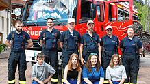 Feuerwehr und Jugendfeuerwehr Todtmoos beim Lebküchlermarkt.