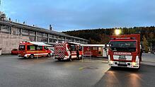 130 Einsatzkräfte und zahlreiche Fahrzeuge sind an der Stabsrahmenübung im Landkreis Tuttlingen beteiligt.