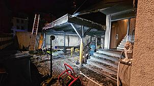 In der Katharinenstraße hat es in der Nacht auf Donnerstag gebrannt.