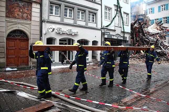 Bild 12: Der Altstadtbrand von 2010: Diese Bilder bleiben vielen Konstanzern im Gedächtnis