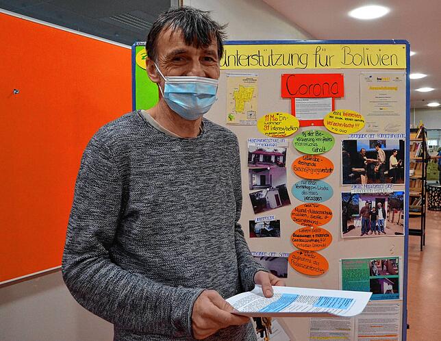 Er kann auf die Unterstützung der BZM-Schüler bauen, wenn es um die Hilfe für die „Freunde Boliviens“ geht: Alexander Ritzer.