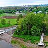 Der neu gestaltete Donau-Zusammenfluss im Donaueschinger Haberfeld. Rechts im Bild ist ein Teil des Steges zu erkennen, von dem noch ein ...