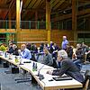 Gemeinderatssitzung am vergangenen Dienstag in Neuhausen ob Eck. Viele Besucher sind wegen dem Thema Mobilfunkmast gekommen.