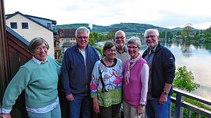 In neuen und bisherigen Vorstandsämtern  (von links): Anne Hippin, Wolfgang Wenk, Christa Keser, Klaus-Konrad Umbreit, Gabriele Umbreit ...