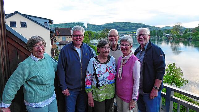 In neuen und bisherigen Vorstandsämtern  (von links): Anne Hippin, Wolfgang Wenk, Christa Keser, Klaus-Konrad Umbreit, Gabriele Umbreit ...