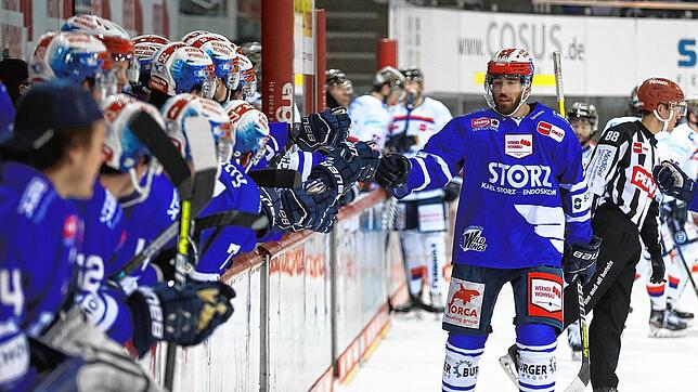Marius Möchel brachte die Wild Wings in Führung und gehörte zur stärksten Schwenninger Angriffsreihe gegen Iserlohn.