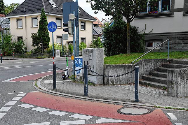 Bild 3: Aufpassen: Schulanfänger auf den Straßen in Konstanz unterwegs
