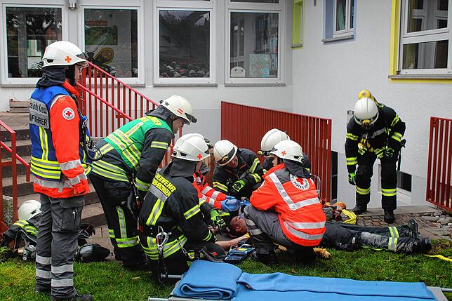Bild 15: Bilder der Jahreshauptübung der Feuerwehr Orsingen-Nenzingen