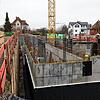 Baustelle des neuen Seniorenzentrums auf der Mettnau.