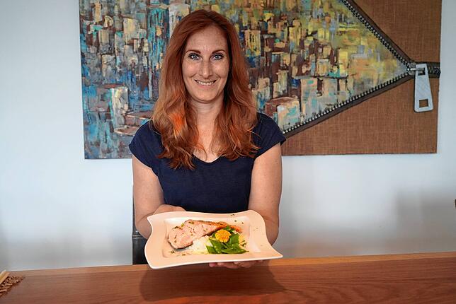 Verena Christ aus Lauchringen bloggt auf Instagram als @kitchenstories_by_verena. Heute hat sie Lachs mit Zitronenrisotto und ...