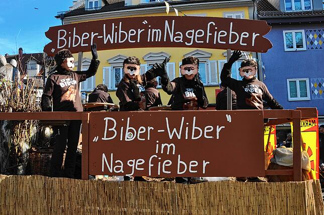 Bild 29: Fasnetssunntig-Umzug: Historische Narrenzunft Markdorf zieht alle an