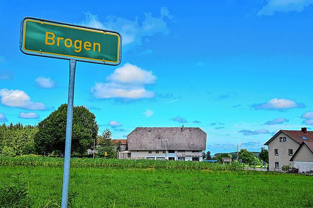 Die Vermisste wird im Wald bei Brogen vermutet.