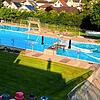 Gitter am Schwimmbecken im Vitamare in Frick/CH.