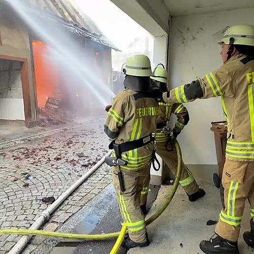 Brand in der Villinger Innenstadt