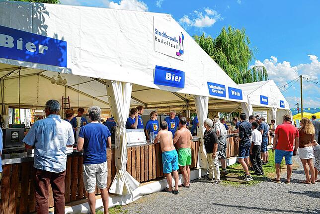 Der Stand der Stadtkapelle im Jahr 2019. (Archivbild)