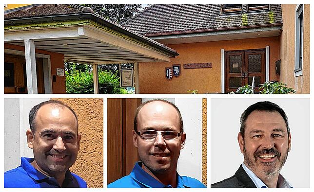 Drei Kandidaten wollen Bürgermeister von Klettgau werden (von links): Amtsinhaber Ozan Topcuogullari und die Herausforderer Michael Ehm ...