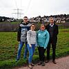 (von links) Thomas Bächle, Sarah Schenkewitz, Kathrin Waßmer-Zimmermann und Rainer Weiß vom Bürgerverein in Egg, kümmern sich um das ...