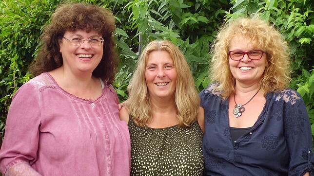Das Team &bdquo;Die Wurzelkinder&ldquo; (von links): Christine Nuding, Angelika Di Leone und Beate Falk.