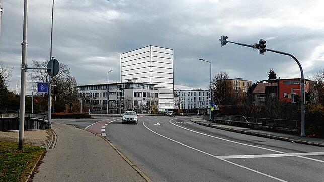 Ein Hochhaus am Ende der Friedrichstraße? So sieht es der Rahmenplan von 2012 vor, der 2019 bestätigt wurde. Das Gebäude soll demnach 40 ...