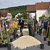 In Herten entsteht dank der Markt-Aktion ein kleiner Weinberg mit typischer Vegetation.