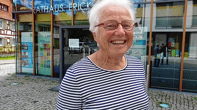 Ulrike Weist, Gründungsmitglied des Hospizvereins und des Heimatvereins in Frickingen, und auch sonst vielfältig ehrenamtlich engagiert.