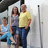 Baustelle Kirche (von links): Gertrud Bernauer-Eckert, Ulrika Schirmaier und Karin Höhl aus dem Kreis Waldshut.