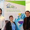 Ein Trio, das zum Biolago-Team gehört (von links): Praktikant Tobias Zülam sowie die Projektleiter Eva Botzenhart-Eggstein und Carlos ...