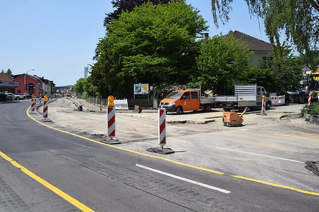 Am Freitag, 7. Juni, kommt hier der Asphalt.